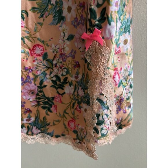 Victorias secret VS Victoria’s Secret floral flowers slip lingerie Gown size L - Picture 3 of 12